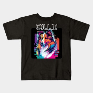 Graffiti Style - Cool Collie 3 Kids T-Shirt